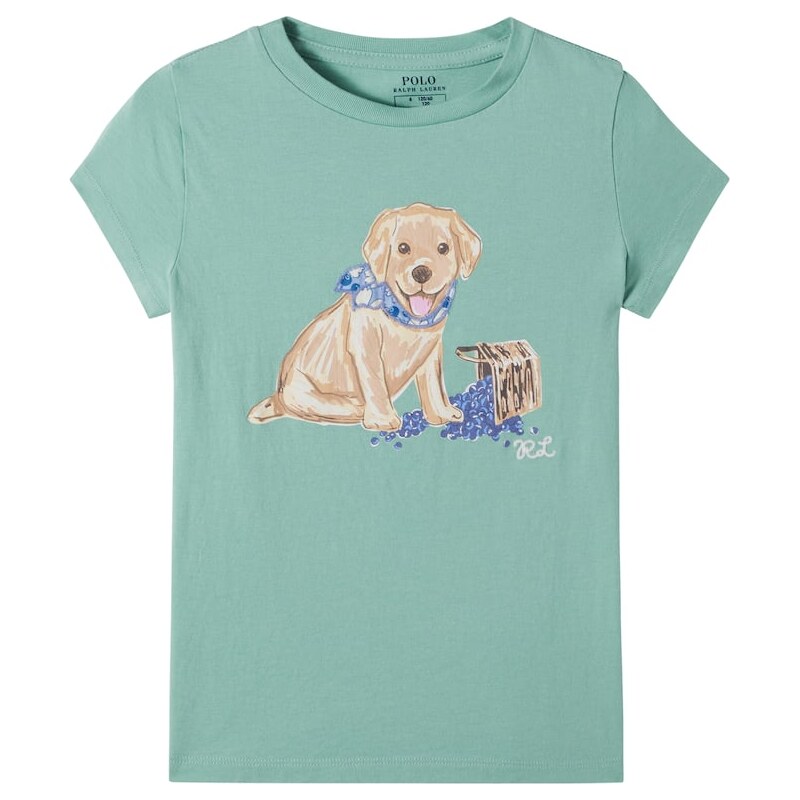 Polo Ralph Lauren Kids Printed cotton jersey T-shirt