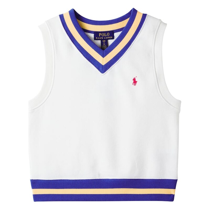 Polo Ralph Lauren Kids Cotton-blend fleece sweater vest