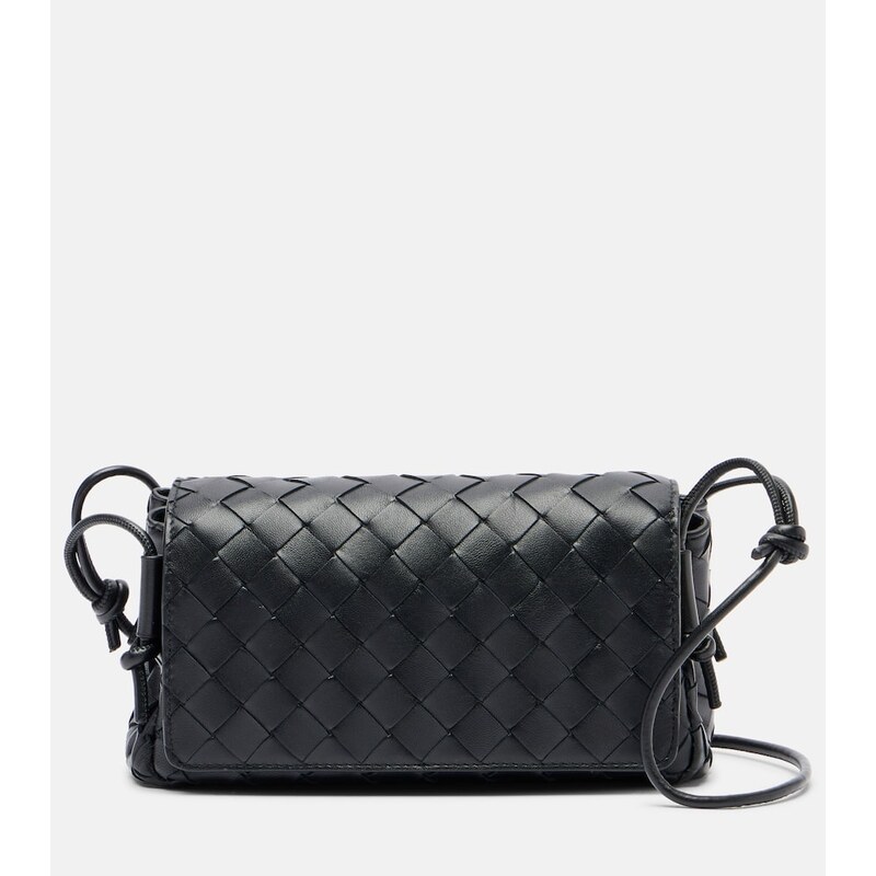 Bottega Veneta Notturno leather crossbody bag
