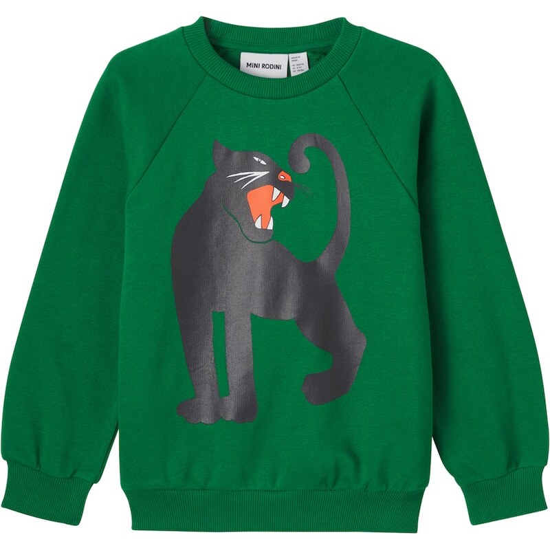 Mini Rodini Panther cotton jersey sweatshirt
