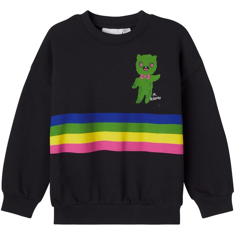 Mini Rodini Alien cotton jersey sweatshirt