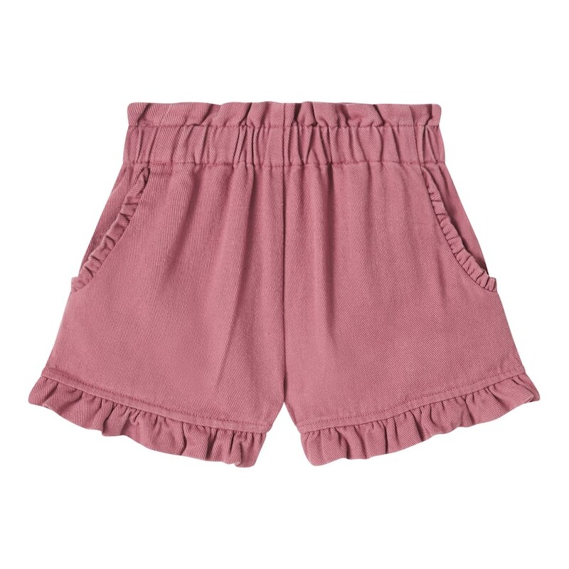Cera Una Volta Simone ruffled denim shorts
