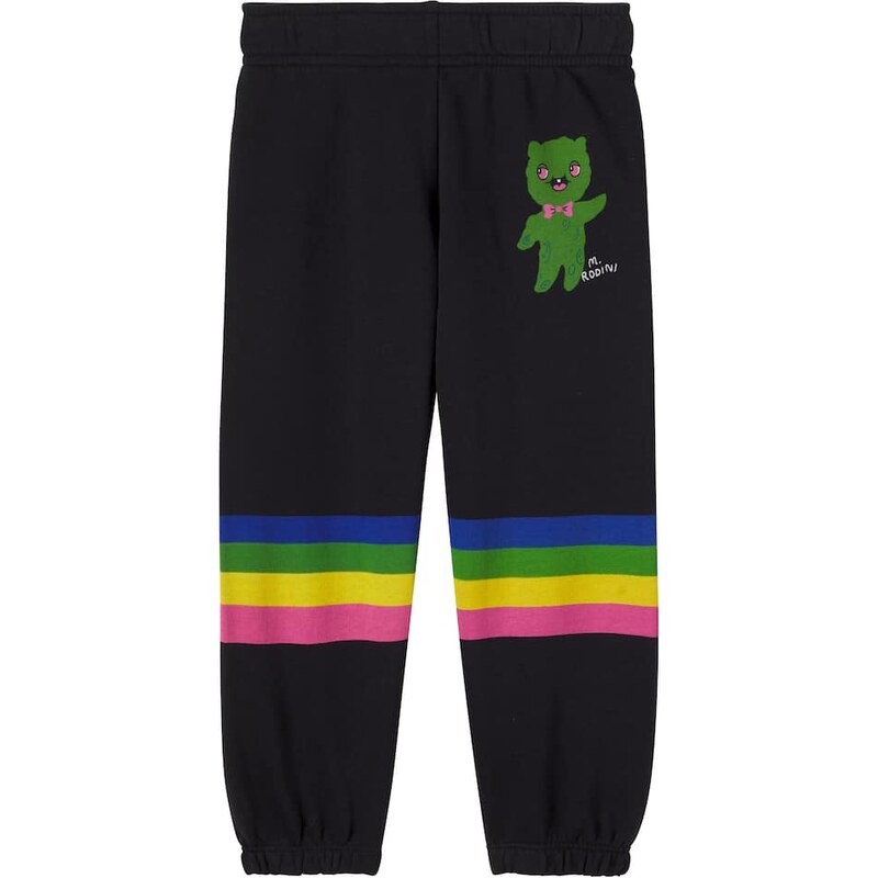 Mini Rodini Alien cotton jersey sweatpants