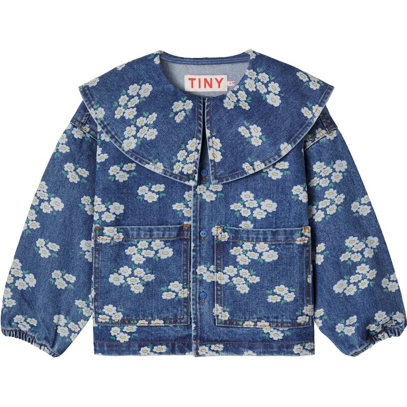 Tinycottons Blossoms floral denim jacket