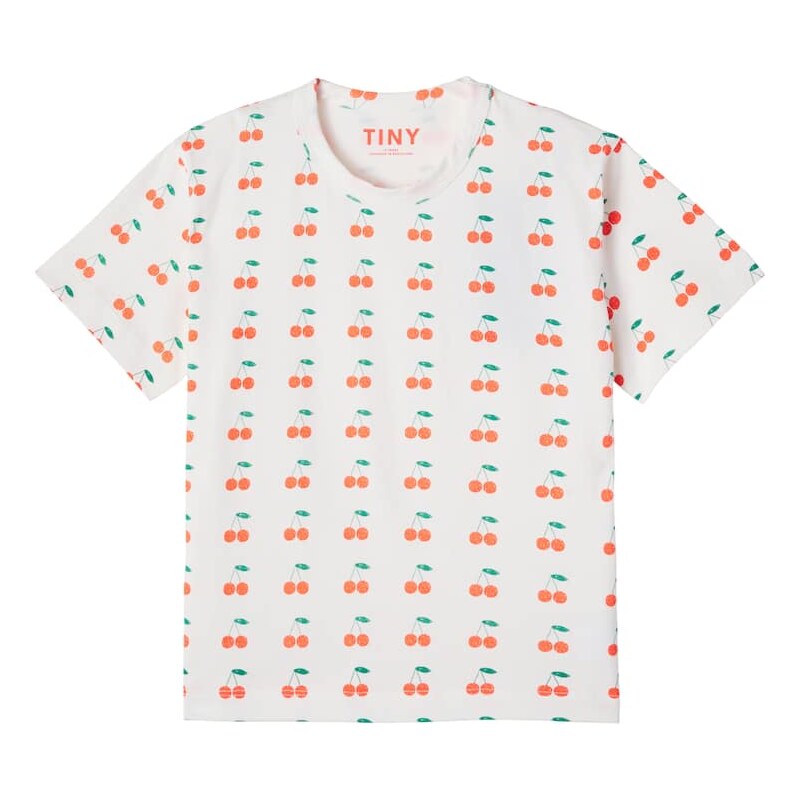 Tinycottons Cherries printed cotton jersey T-shirt