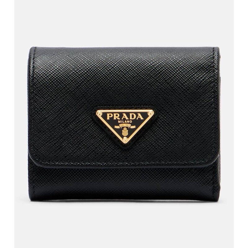 Dámská peněženka Prada Saffiano Small v barvě černá