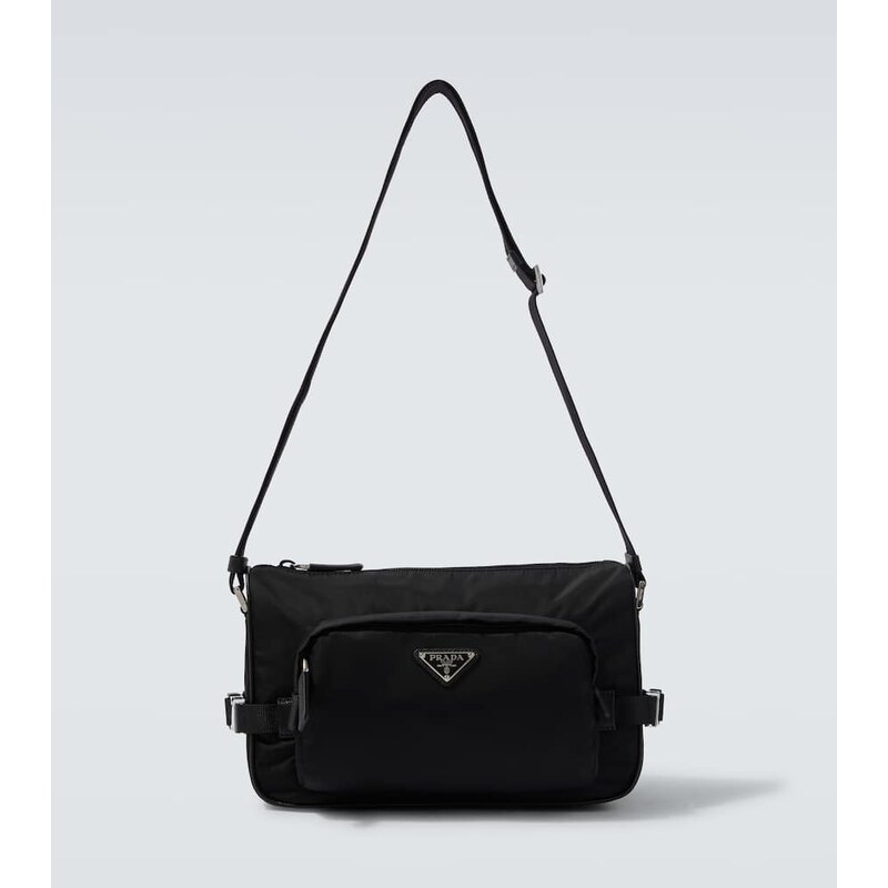 Pánská kapsička Prada Re-Nylon Medium v barvě černá