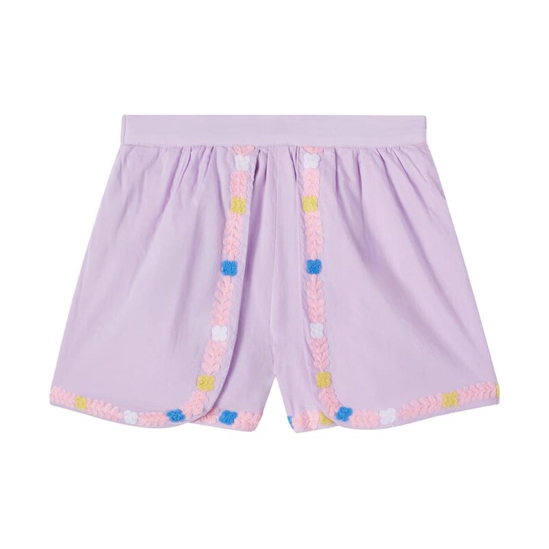 Louise Misha Asya embroidered cotton shorts