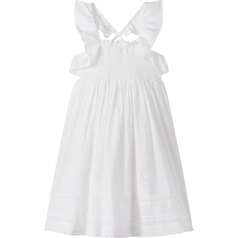 Louise Misha Anaya ruffled embroidered cotton dress