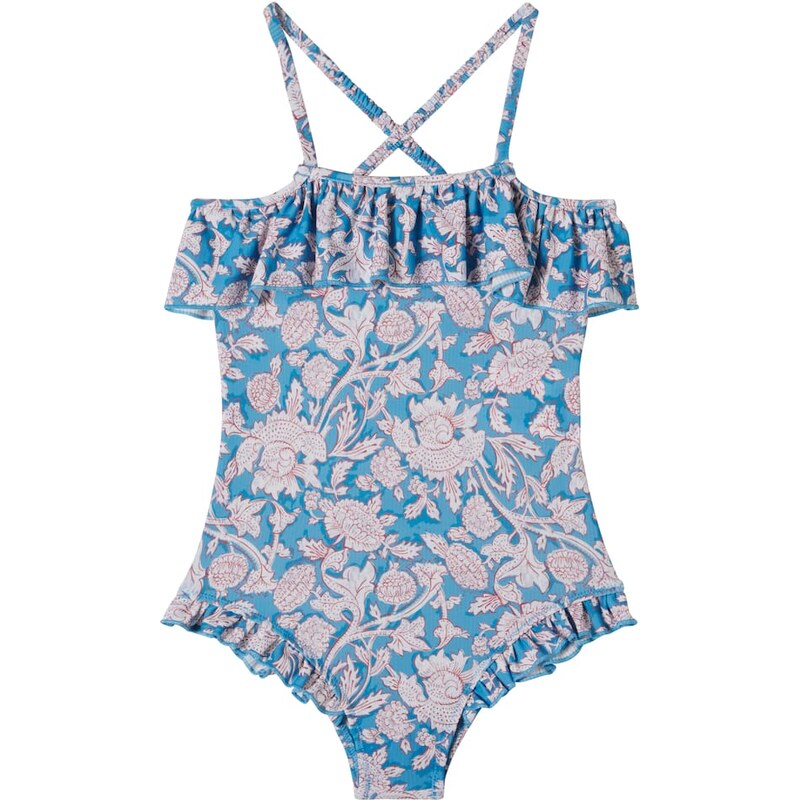 Louise Misha Jovana floral ruffled swimsuit