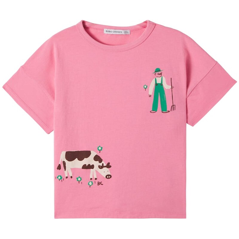 Bobo Choses Farm Adventure cotton jersey T-shirt