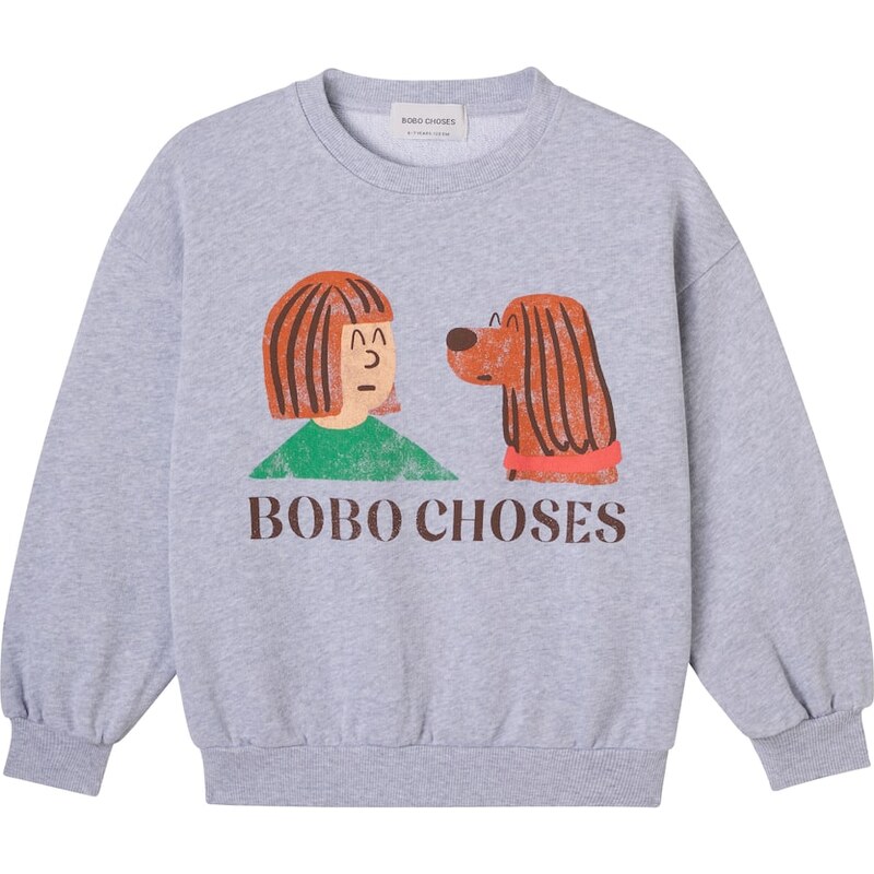 Bobo Choses Friends In A Pickle cotton sweatshirt