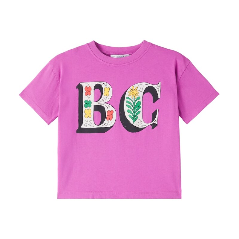 Bobo Choses Spring Letters cotton jersey T-shirt