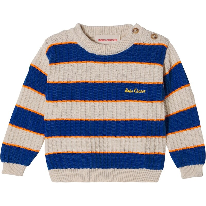 Bobo Choses Baby Bobo Choses striped cotton sweater