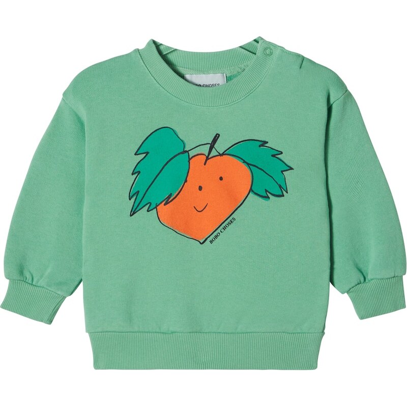 Bobo Choses Baby Tangerines cotton jersey sweatshirt