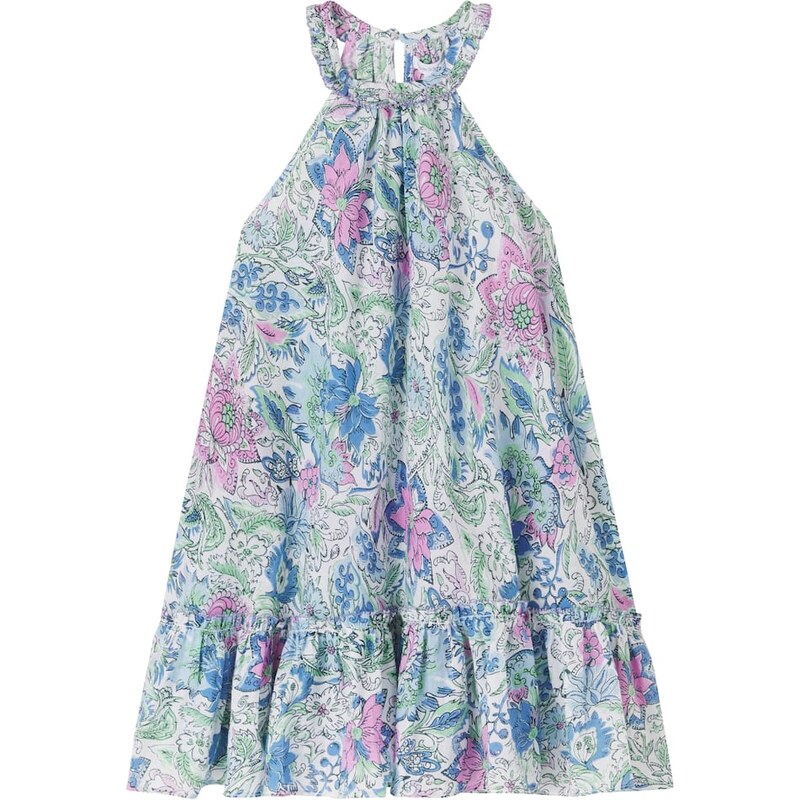 Poupette St Barth Kids Cleo floral cotton muslin dress