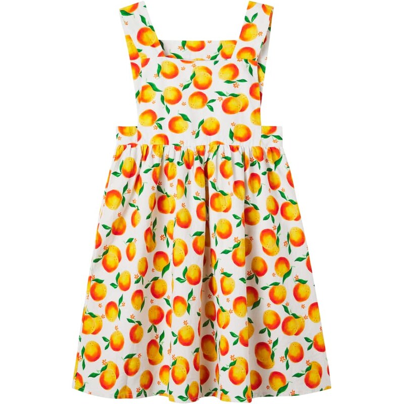 Fábula Laranjinhas printed cotton dress