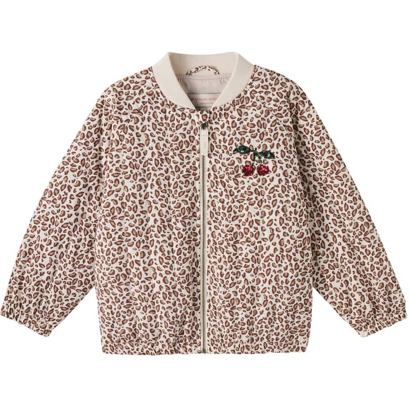 Konges Slojd Konges SlÃ¸jd Juno leopard-print sequined bomber