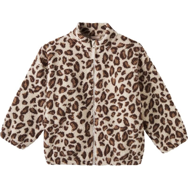 Konges Slojd Konges SlÃ¸jd Jody leopard-print teddy jacket