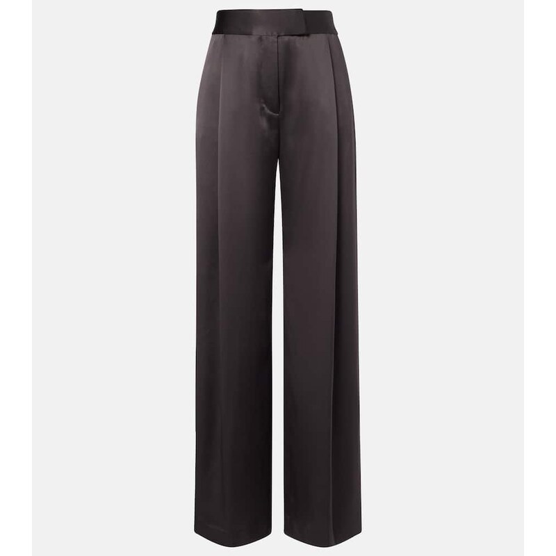 The Sei Silk satin wide-leg pants