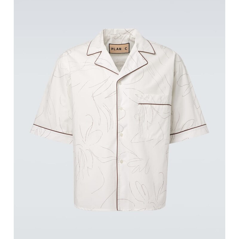 Plan C Printed cotton shirt