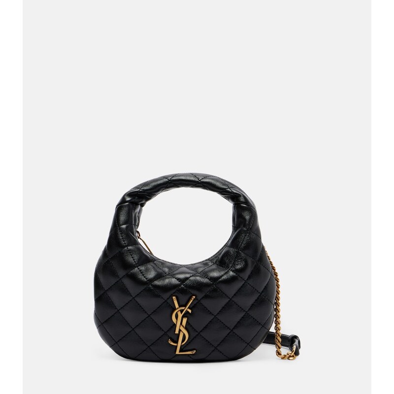 Saint Laurent Icarino Mini quilted leather top-handle bag