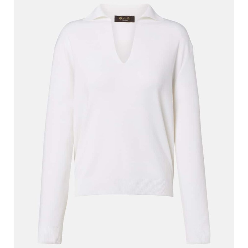 Loro Piana Siena silk and cotton polo sweater