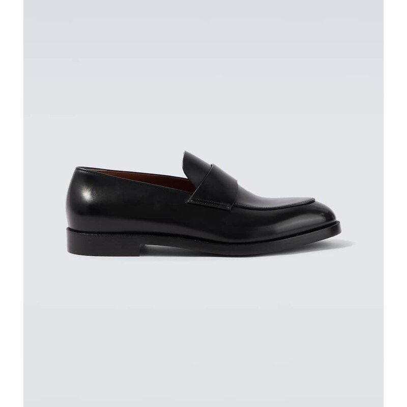 Zegna Leather penny loafers