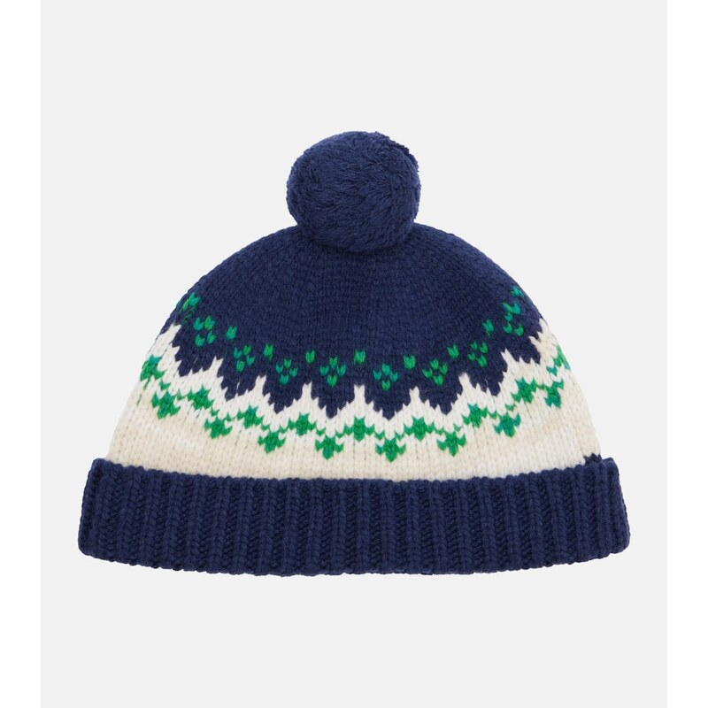 Miu Miu Fair Isle virgin wool beanie