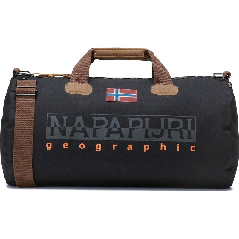NAPAPIJRI Taška Weekender Bering 3 hnědá / šedá / oranžová /