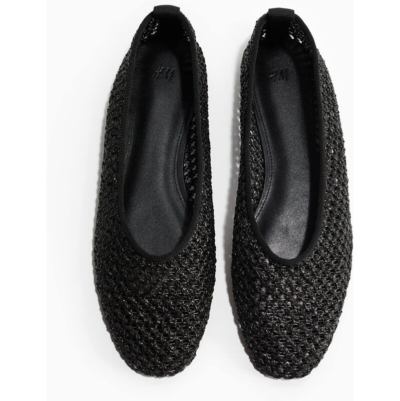 H&M - Splétané balerínky - černá 113295326