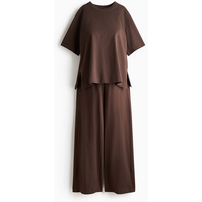 H&M - MAMA Dvoudílná souprava Before & After - Tmavě Hnědá