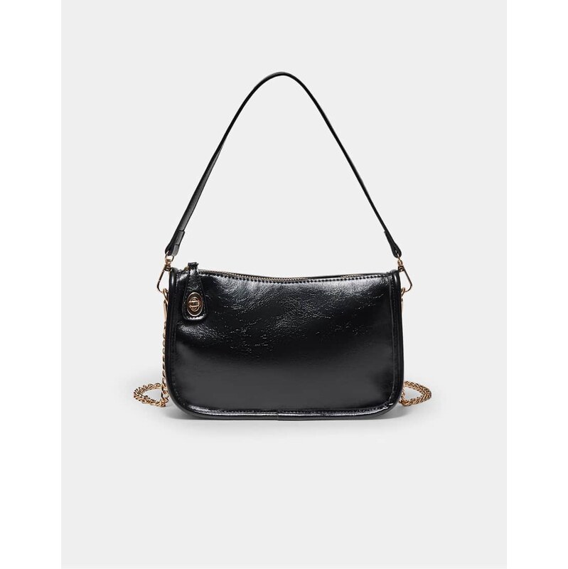 Stradivarius Multi-position crossbody bag in black 113306330