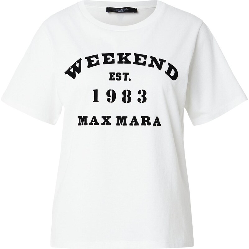 Weekend Max Mara Tričko TENUE černá / bílá 113299872
