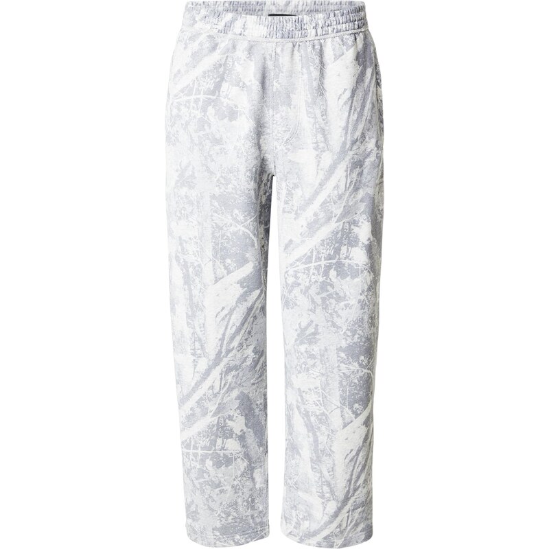 Abercrombie & Fitch Kalhoty šedá / světle šedá