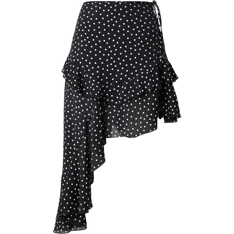 TOPSHOP Sukně MINNA černá / bílá