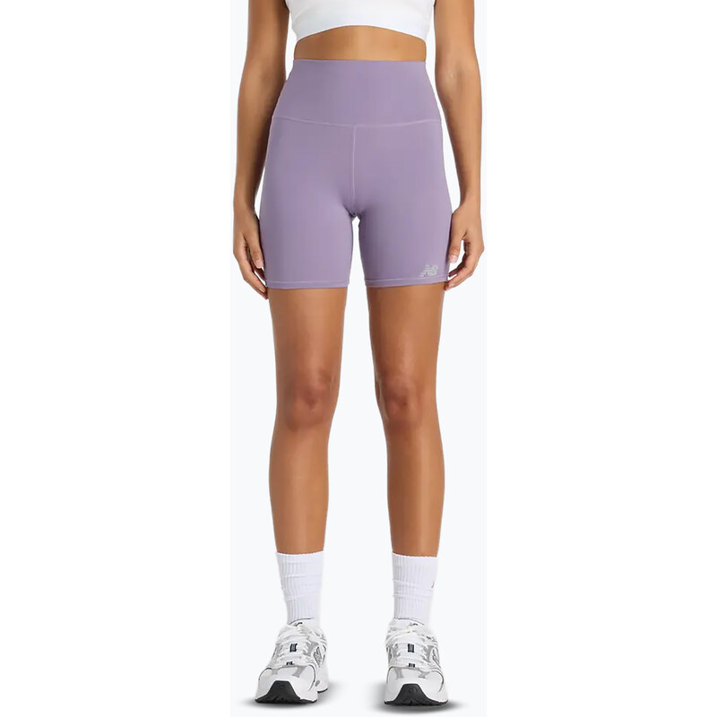 Dámské šortky New Balance Harmony High Rise candied violet