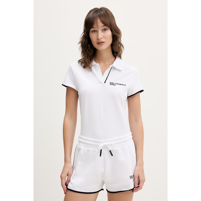 Karl Lagerfeld Jeans Polo tričko Karl Lagerfeld Jeans