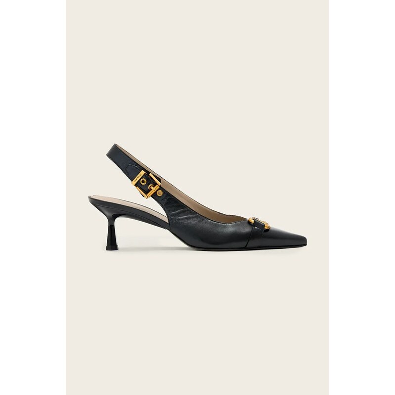 Kožené lodičky AllSaints Hera Slingback Shoe 113319072