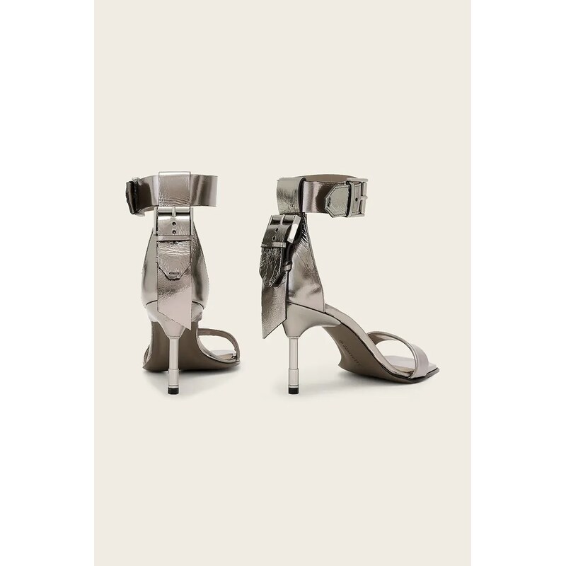 Kožené sandály AllSaints Noir Mid Sandal