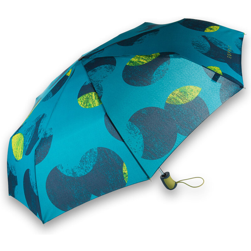 Esprit petrol umbrella with large spots