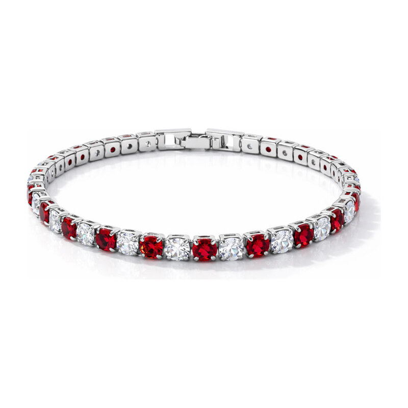 Sisi Jewelry Náramek s červenými zirkony Robertina 113307921