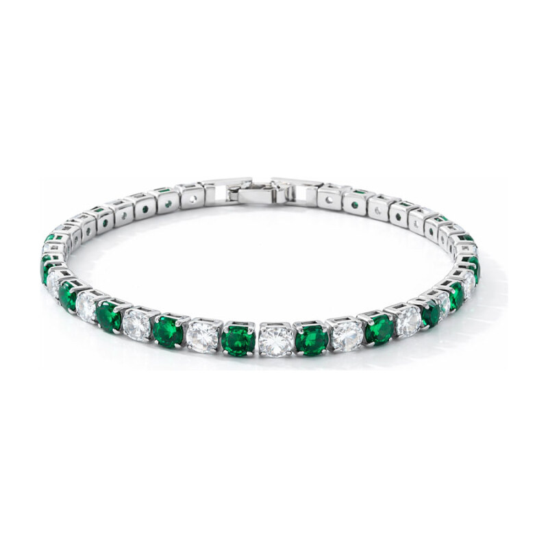 Sisi Jewelry Náramek se smaragdovými zirkony Robertina 113307922