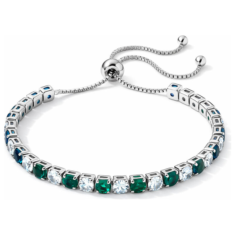 Sisi Jewelry Náramek se smaragdovými zirkony Cianoti 113307924