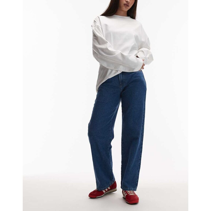Dickies loose straight fit jeans in classic blue