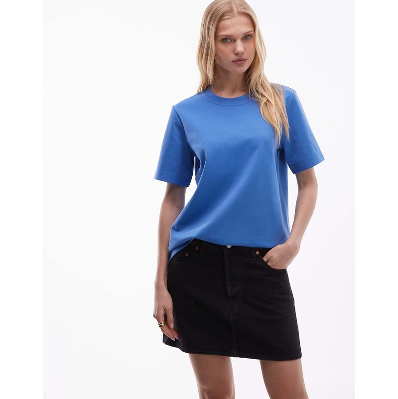 Levis icon denim mini skirt in washed black