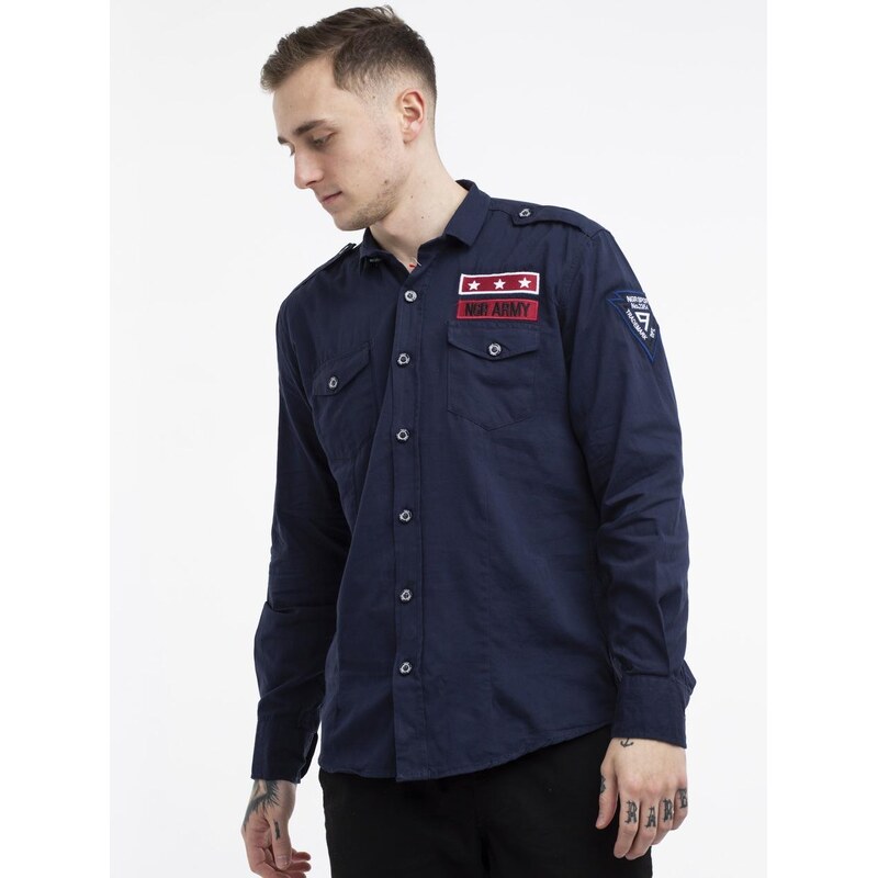 Urban Selection Košile NGR Army LS Navy