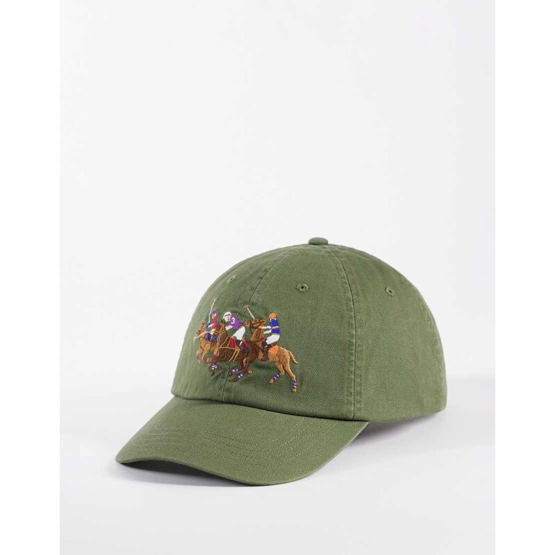 Polo Ralph Lauren polo graphic baseball cap in supply olive