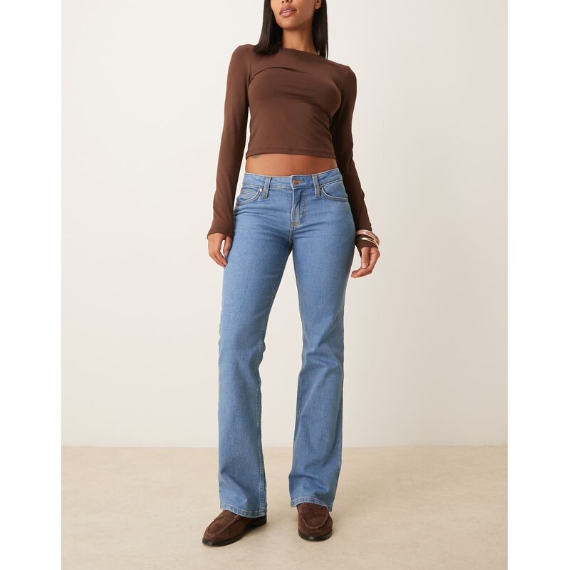 Wrangler x Lainey Wilson bootcut jeans in blue
