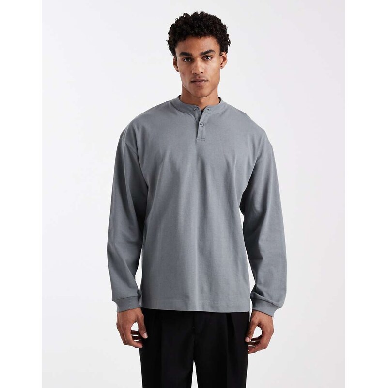 ASOS DESIGN heavyweight oversized long sleeve t-shirt with